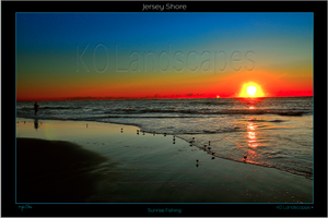 Jersey Shore, Sunrise, Sunset, yellow, Orange, Blue, Fishing, morning, Birds, Ocean, Water, Beach, Rocks, Seashells