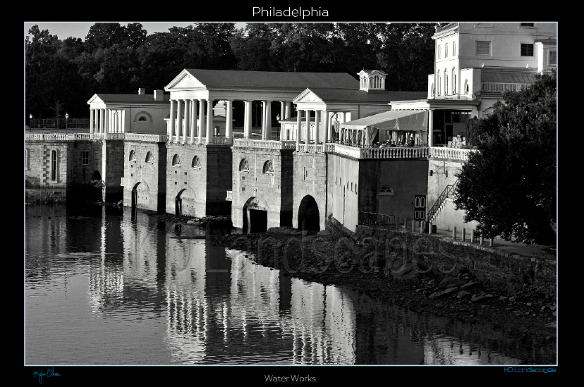 Philadelphia Pa., Museum Row, Ben Franklin Parkway, Sculpter, Statue, water, tint, Philadelphia Art Museum, The Waterworks, Landmark, Columns, Parthenon, Schuylkill River, Replica, Park